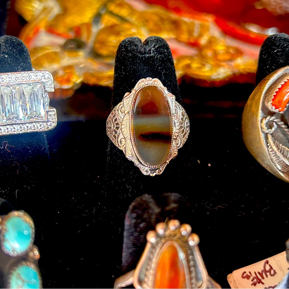 Banded Agate ring